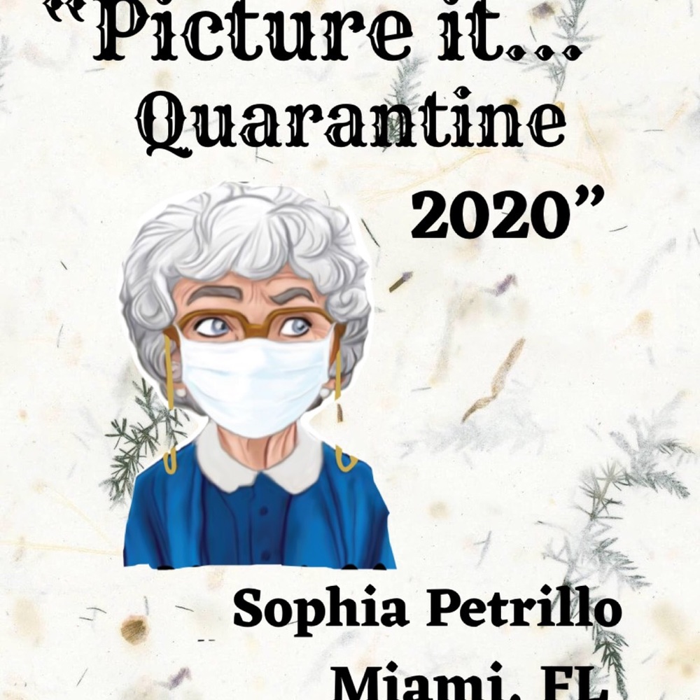 Golden Girls / Sophia Framed Wall Decor